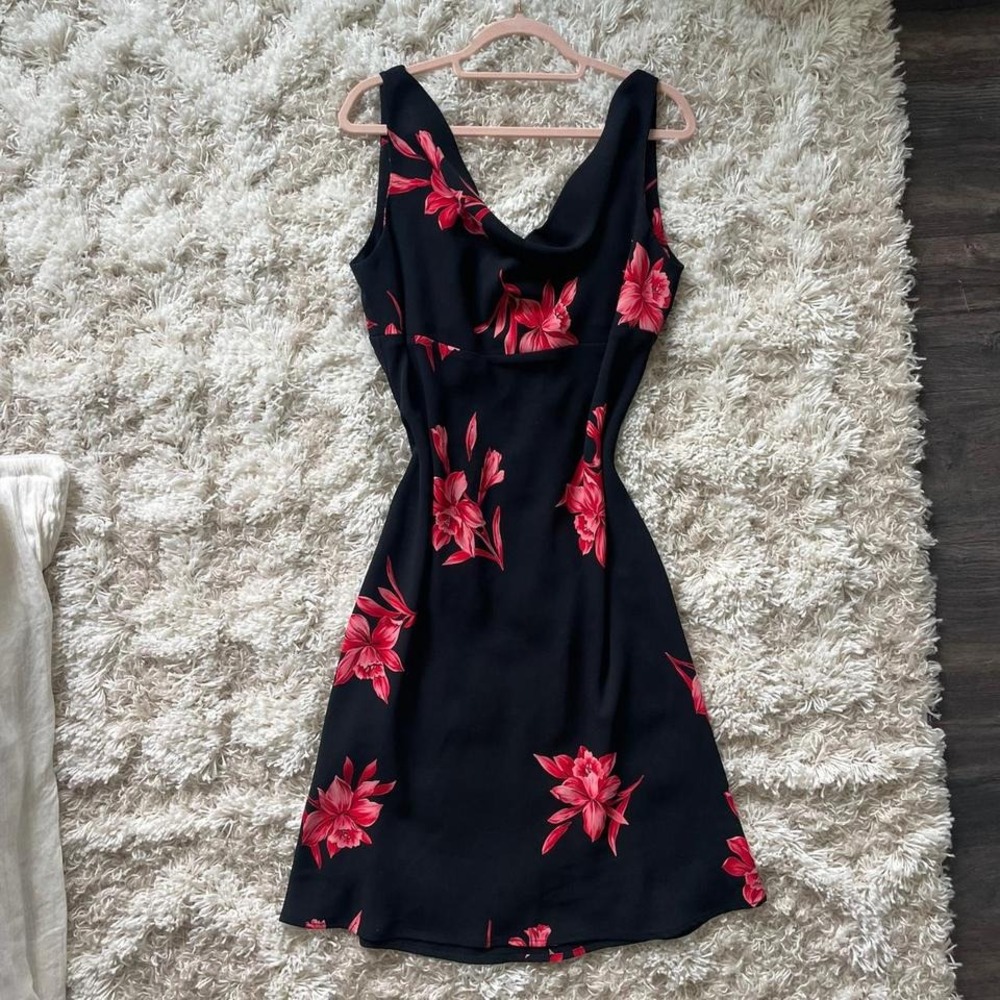 Vintage‎ 90s Floral Chic New York Date Night Dress